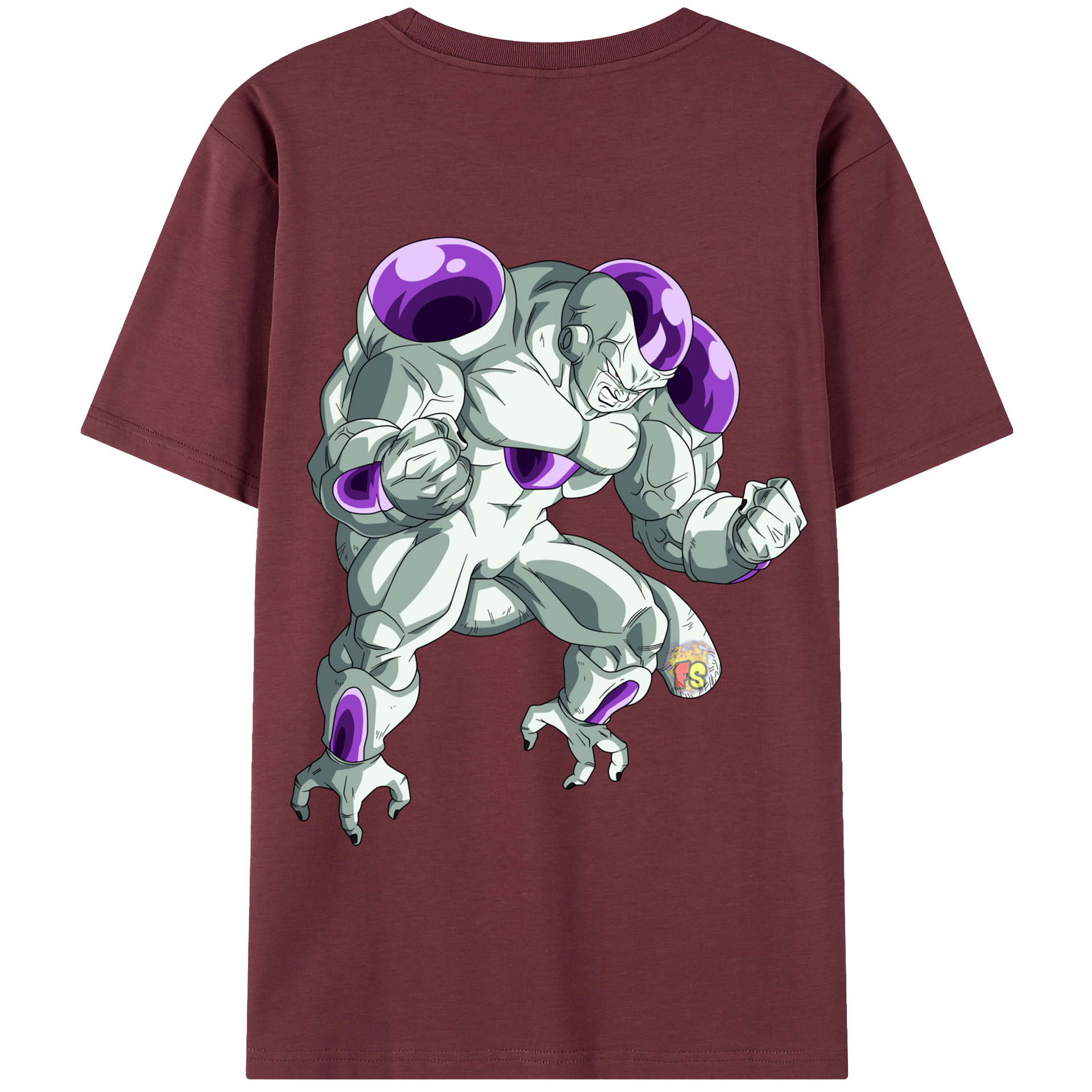 （画像用） ドラゴンボール フリーザ DRAGON BALL Frieza 綿100％半袖Tシャツ（背面プリント）